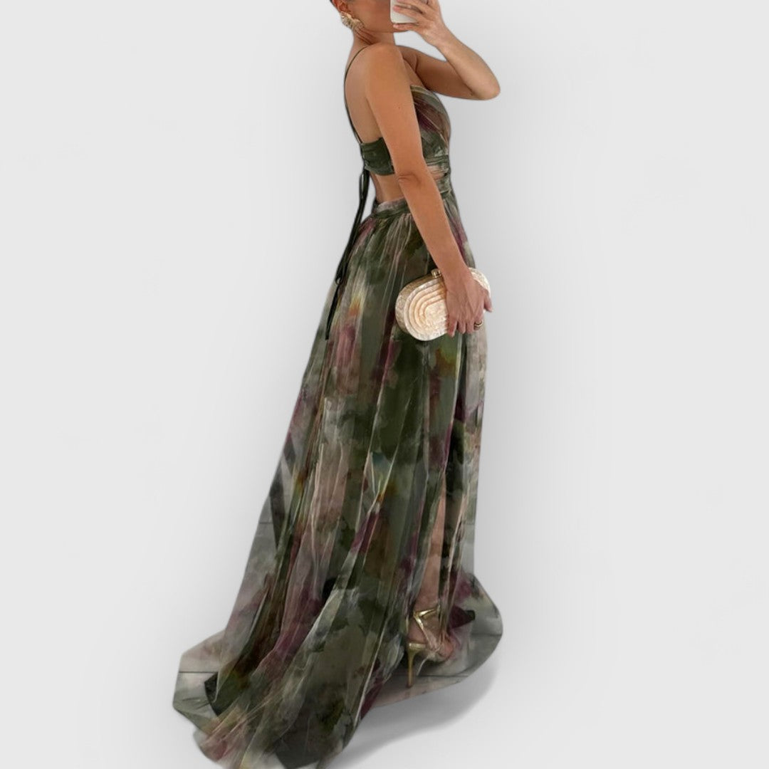 HILDA | MAXI JURK MET BLOEMENPRINT