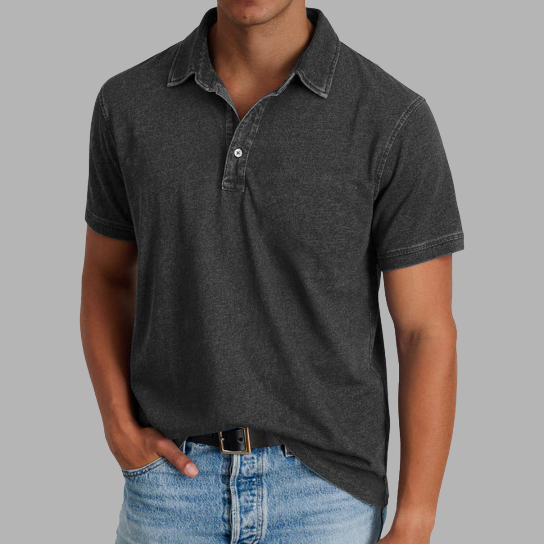 Jan | Zacht gewassen polo voor comfort en stijl