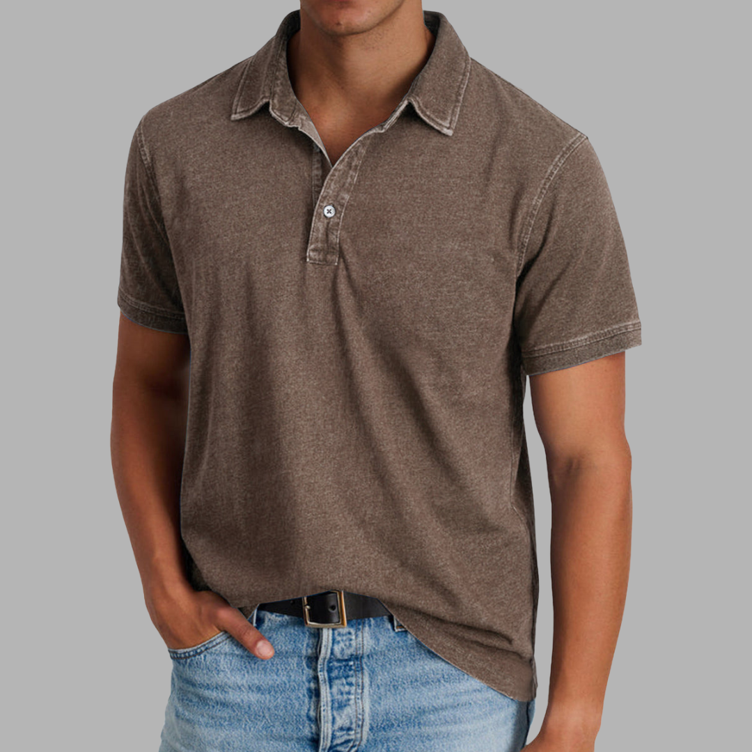 Jan | Zacht gewassen polo voor comfort en stijl