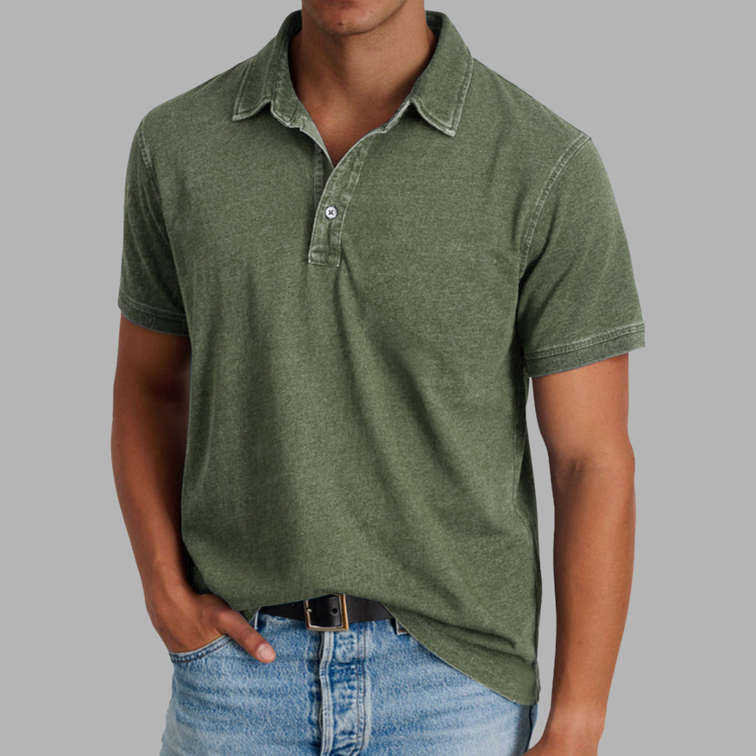 Jan | Zacht gewassen polo voor comfort en stijl