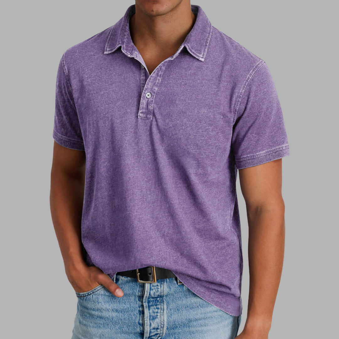 Jan | Zacht gewassen polo voor comfort en stijl