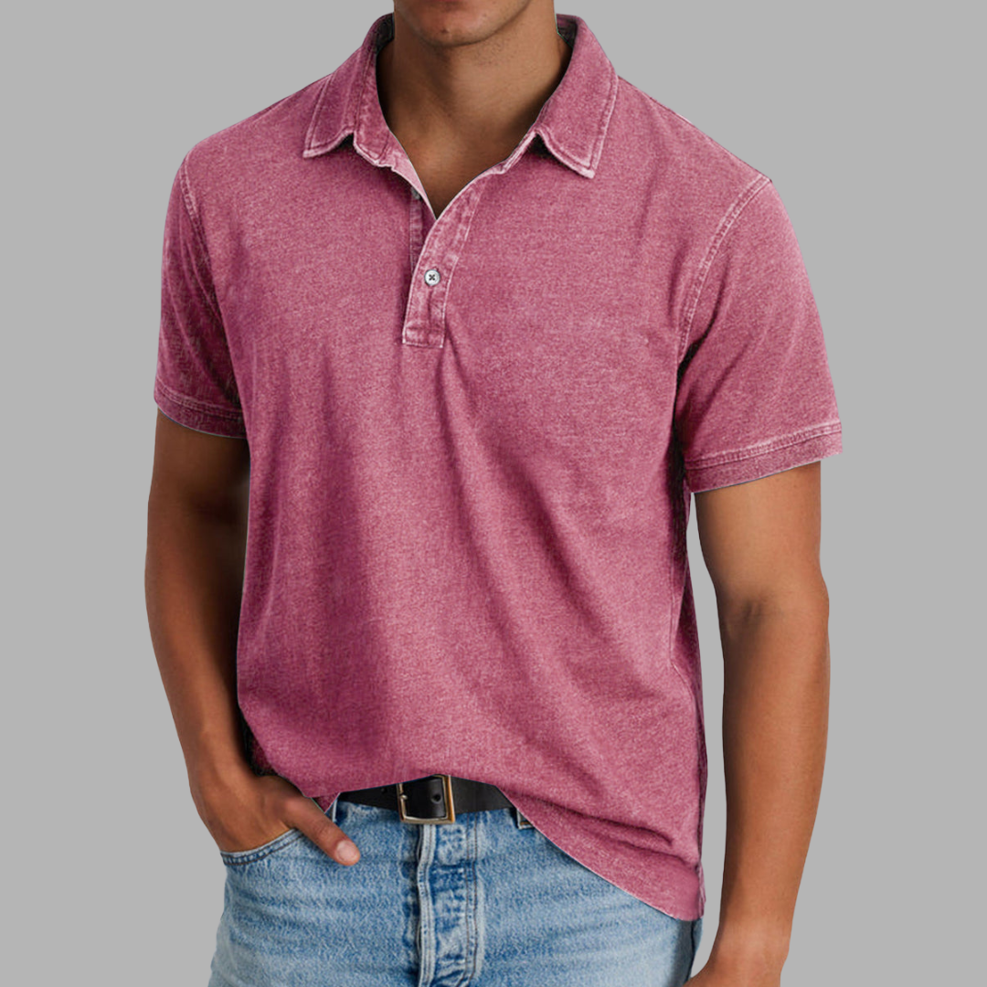 Jan | Zacht gewassen polo voor comfort en stijl