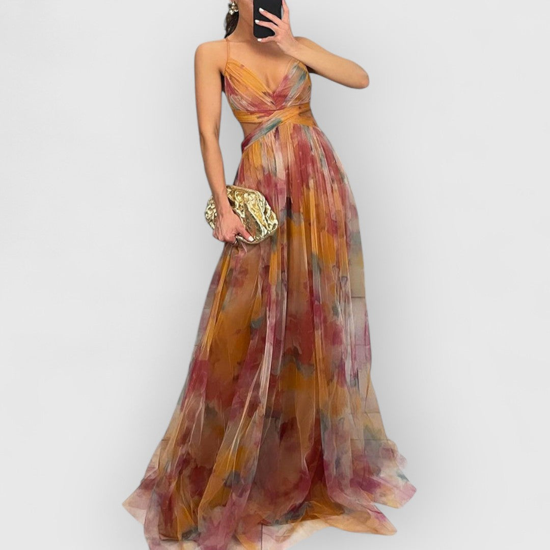HILDA | MAXI JURK MET BLOEMENPRINT