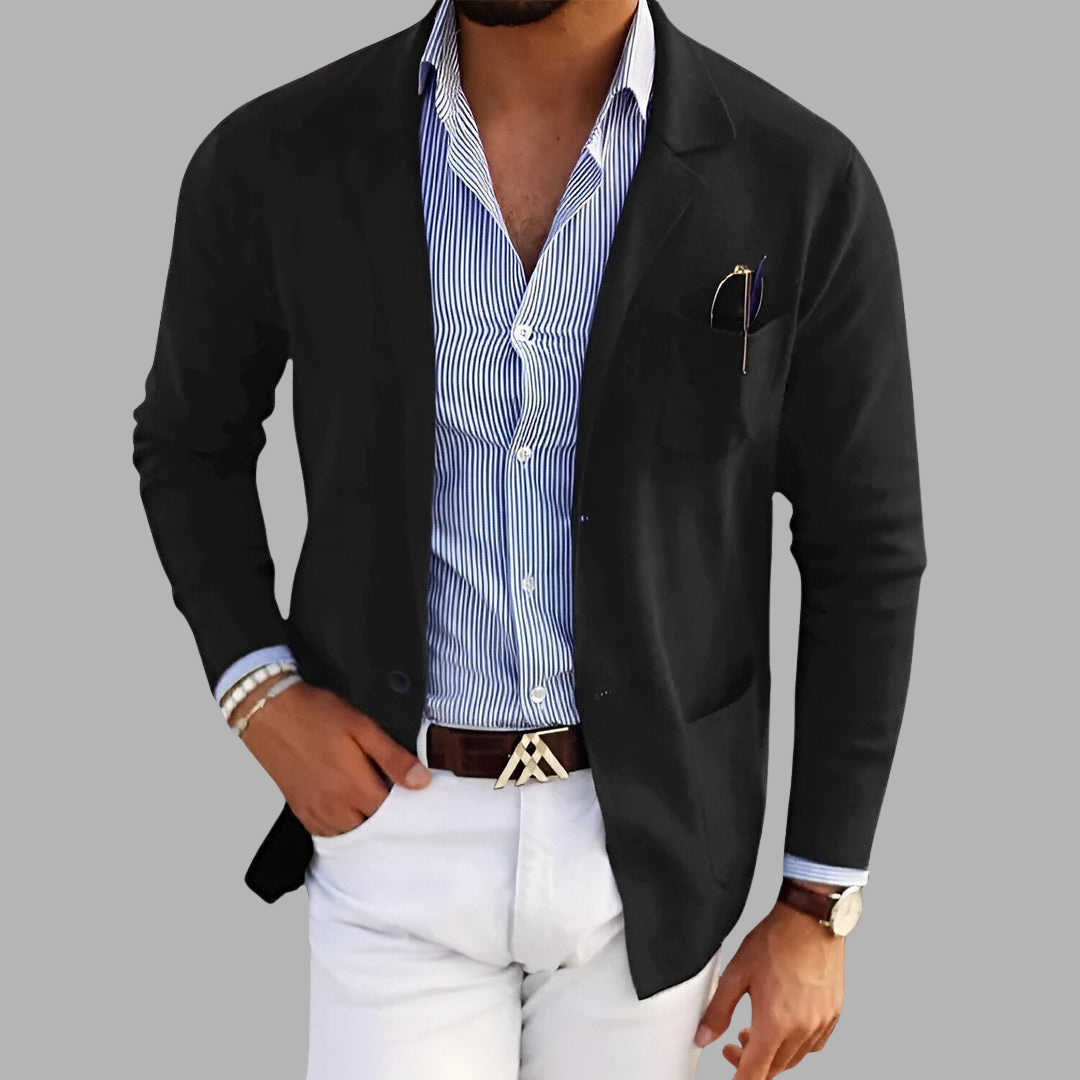 Karl | Lichtgewicht Strickblazer voor Elegantie en Comfort