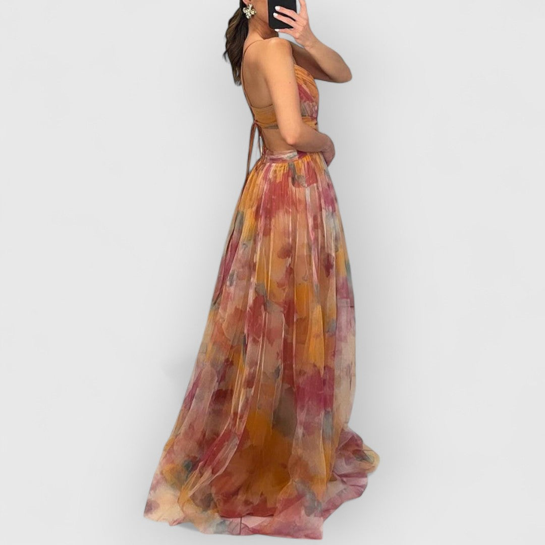 HILDA | MAXI JURK MET BLOEMENPRINT