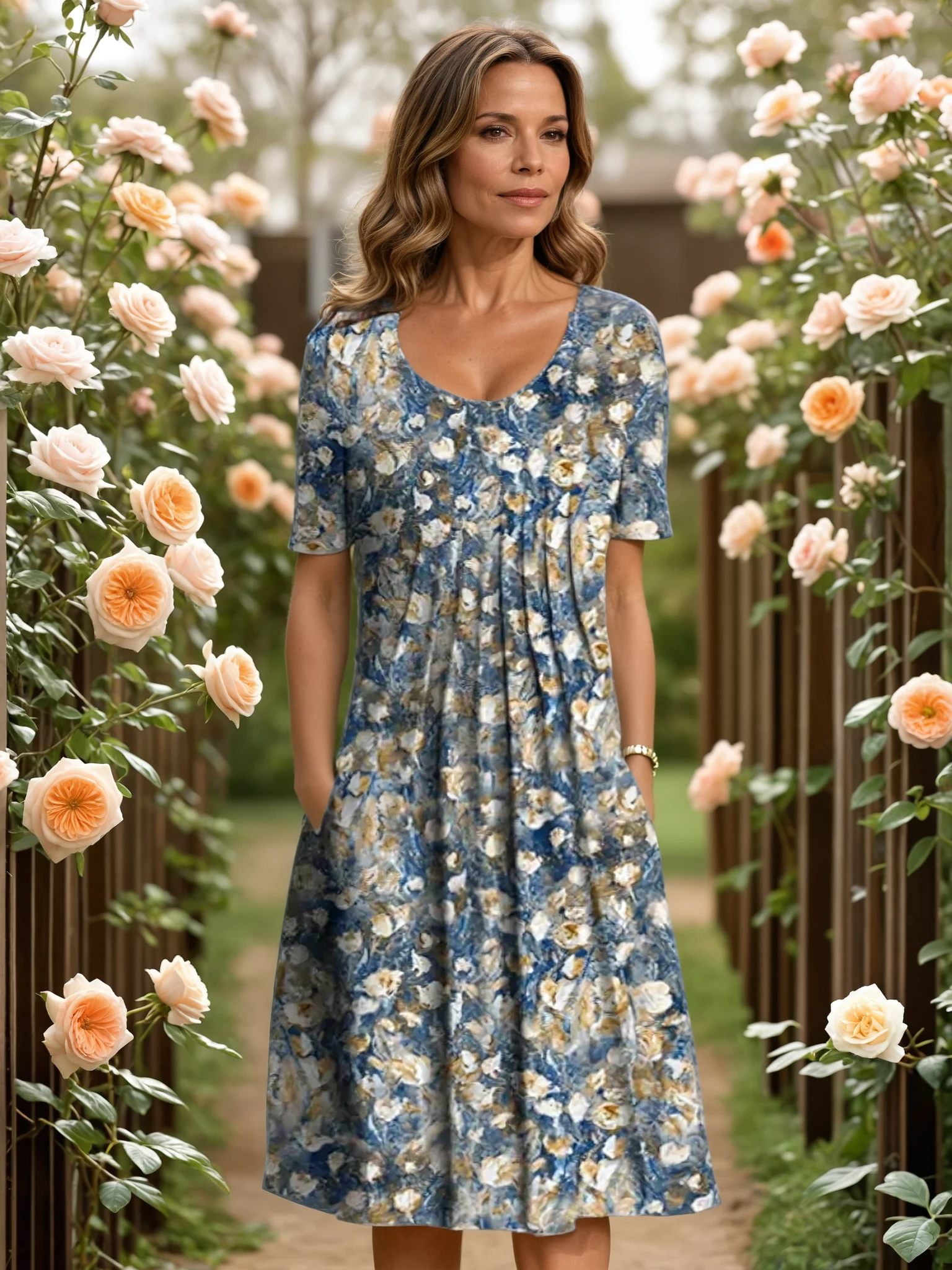Lieve | Elegante jurk met buikbedekking