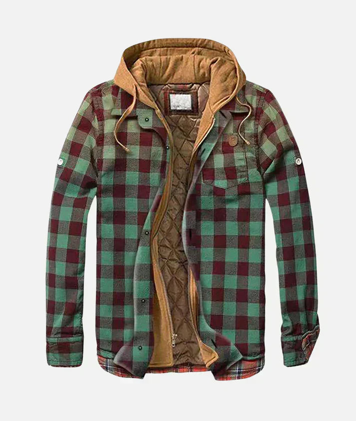 Eric | Patchwork geruite jas