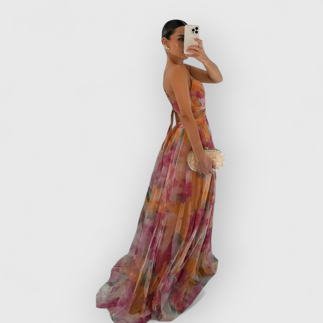 HILDA | MAXI JURK MET BLOEMENPRINT