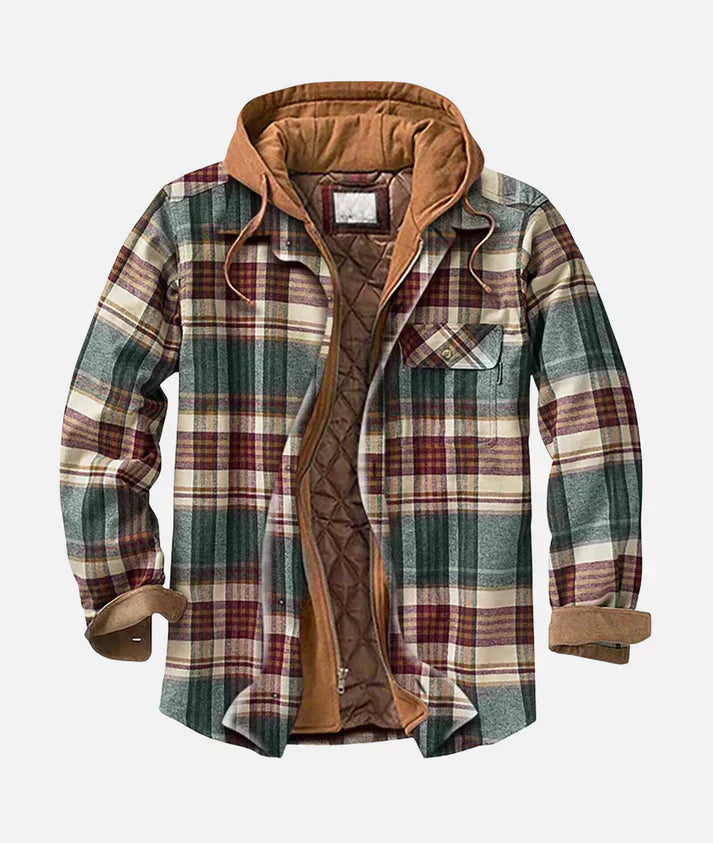 Eric | Patchwork geruite jas