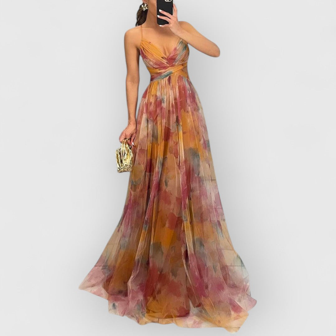 HILDA | MAXI JURK MET BLOEMENPRINT