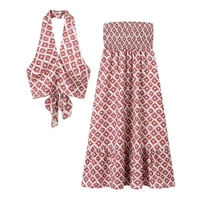 Babette | Chique Midi Jurk voor Dames met Ontblote Schouders