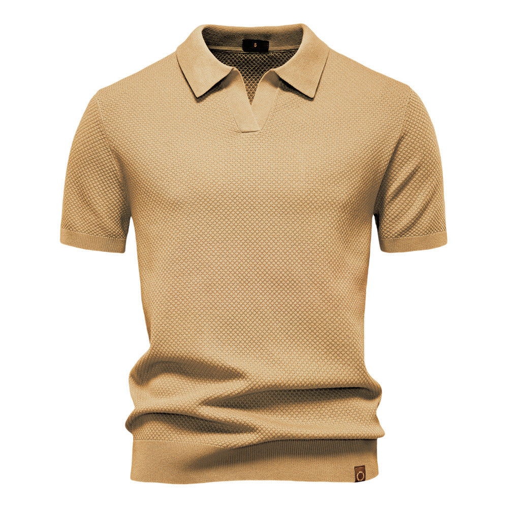 Bruno | Gestructureerd Polo-Shirt