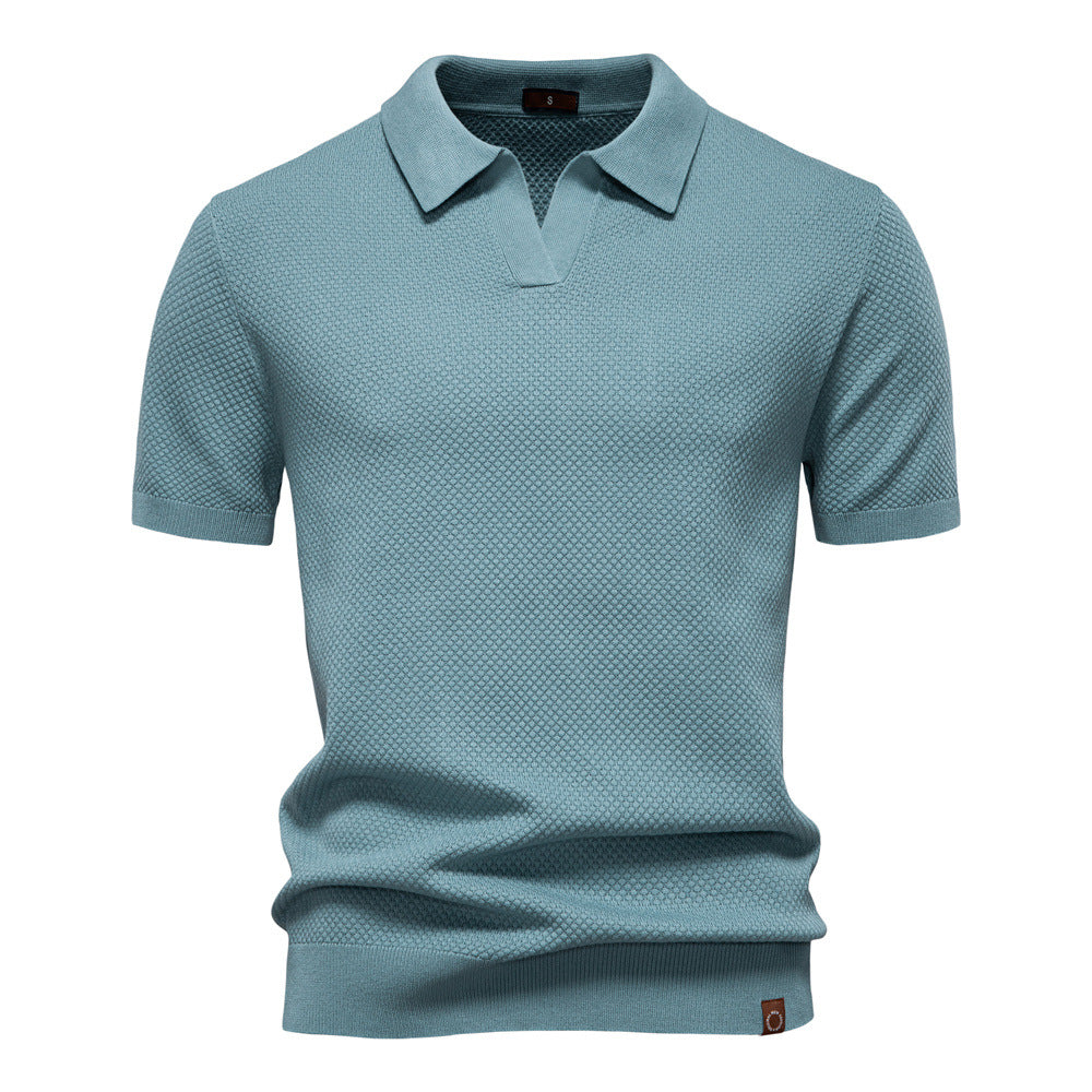 Bruno | Gestructureerd Polo-Shirt