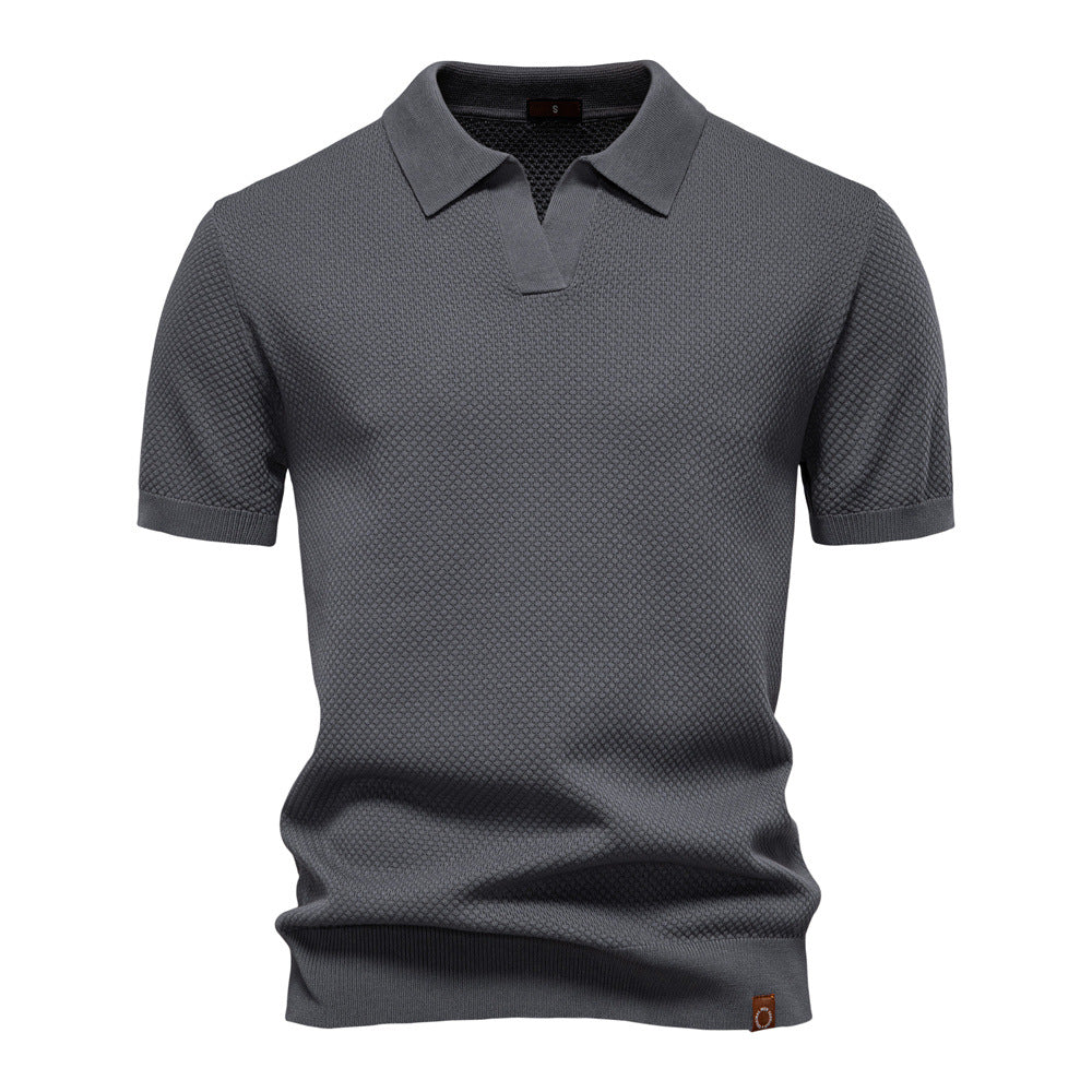 Bruno | Gestructureerd Polo-Shirt