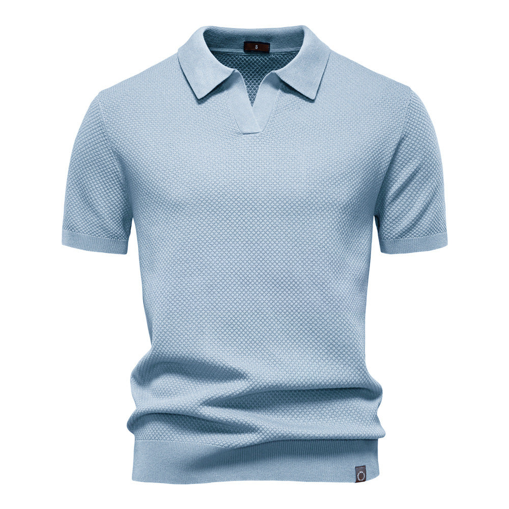 Bruno | Gestructureerd Polo-Shirt