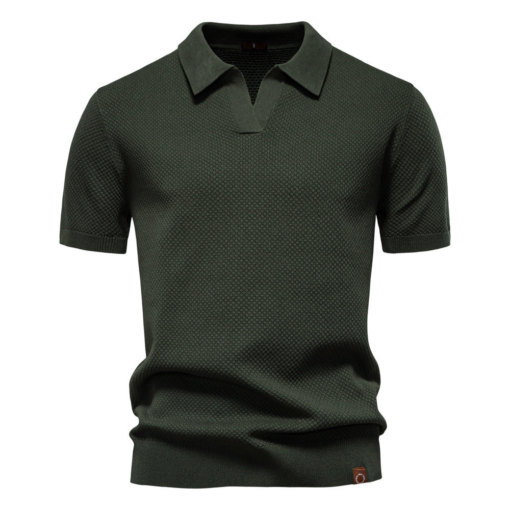 Bruno | Gestructureerd Polo-Shirt
