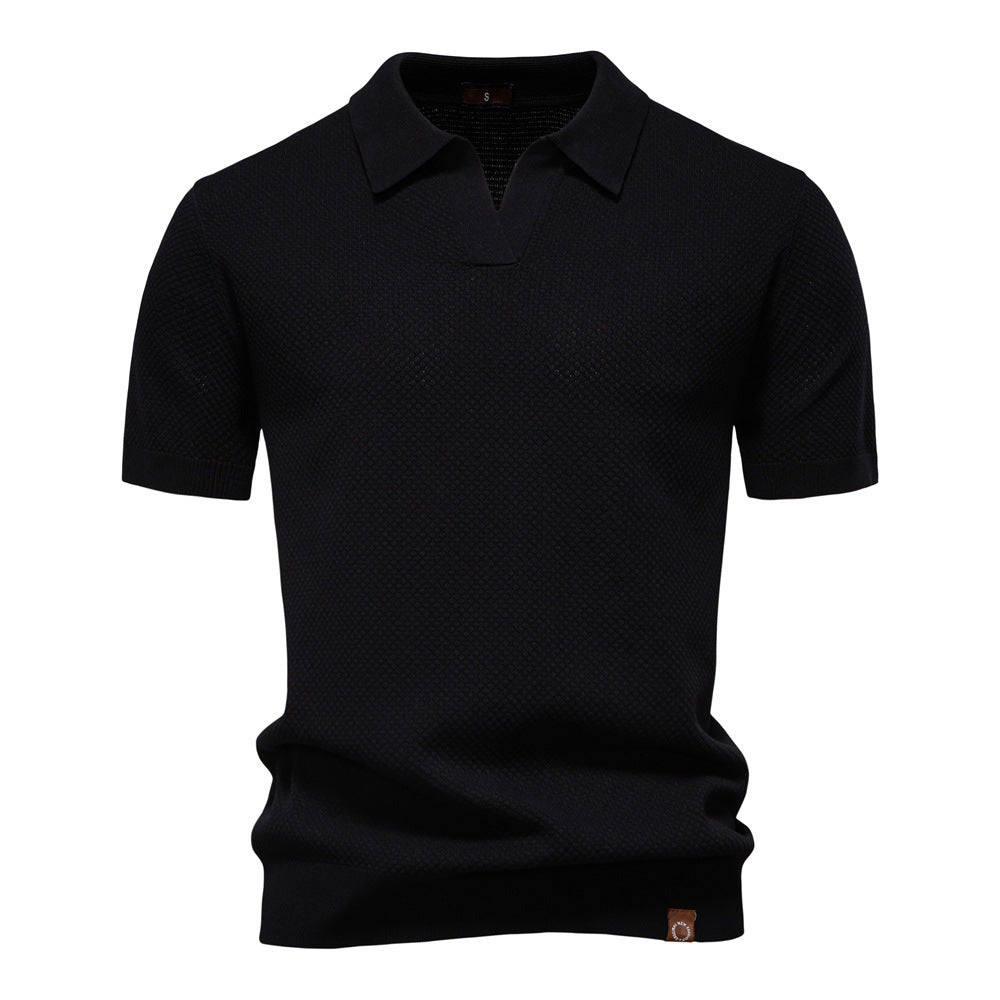 Bruno | Gestructureerd Polo-Shirt