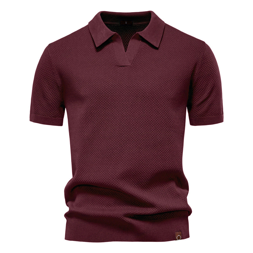 Bruno | Gestructureerd Polo-Shirt