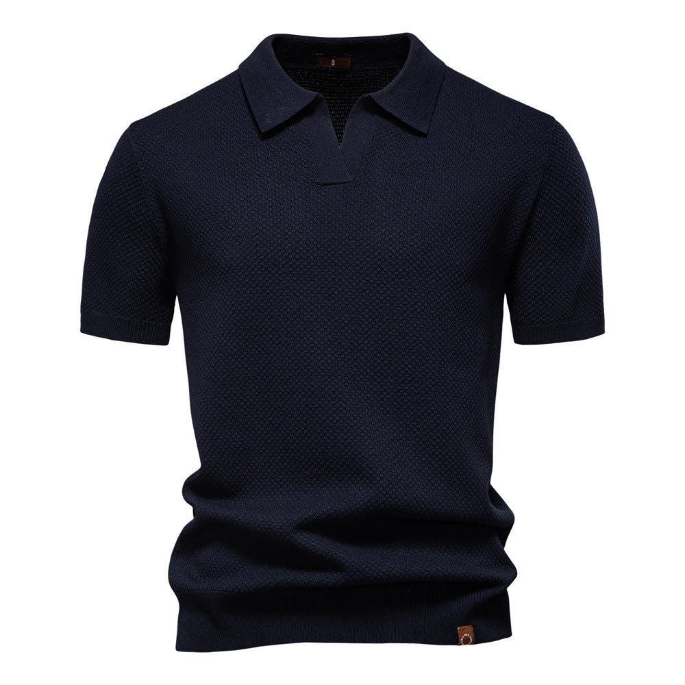 Bruno | Gestructureerd Polo-Shirt