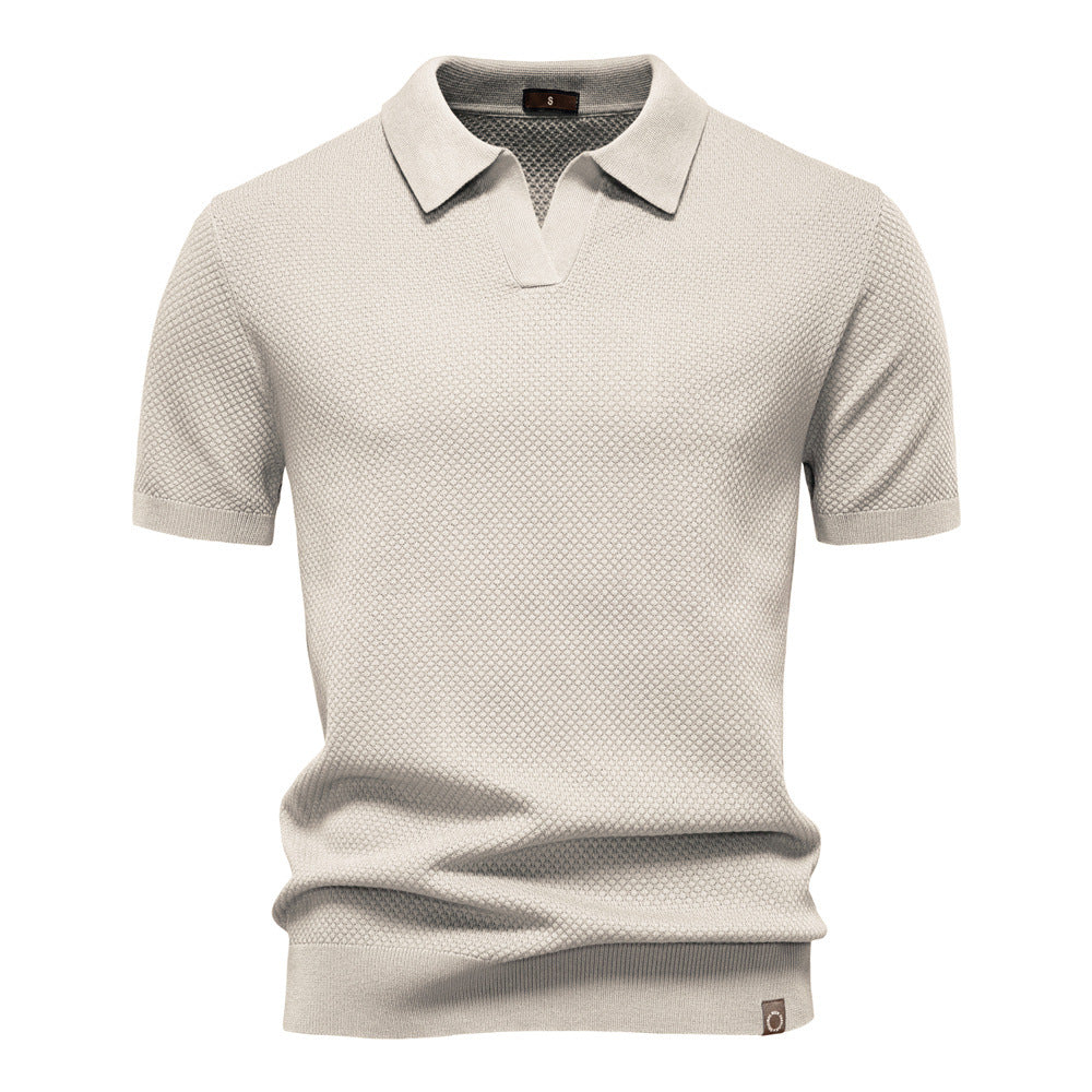 Bruno | Gestructureerd Polo-Shirt