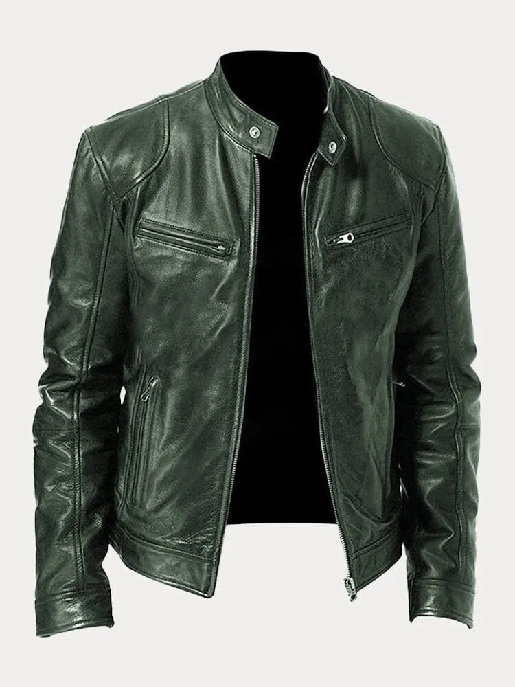 ROGER | CASUAL LEEREN JAS VOOR HEREN