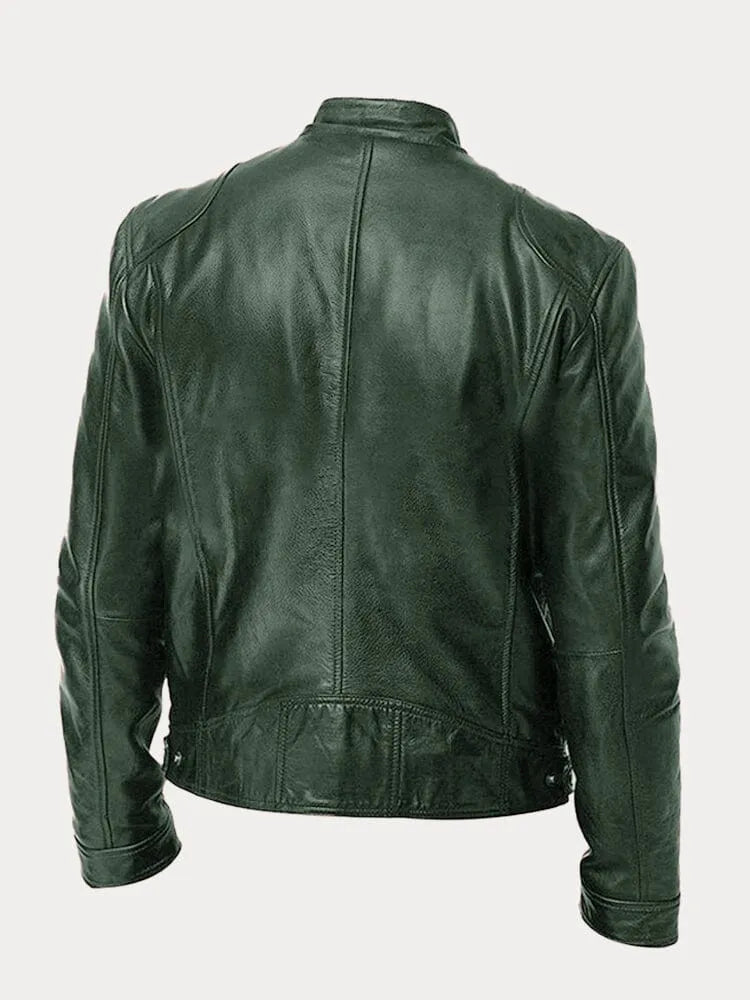 ROGER | CASUAL LEEREN JAS VOOR HEREN