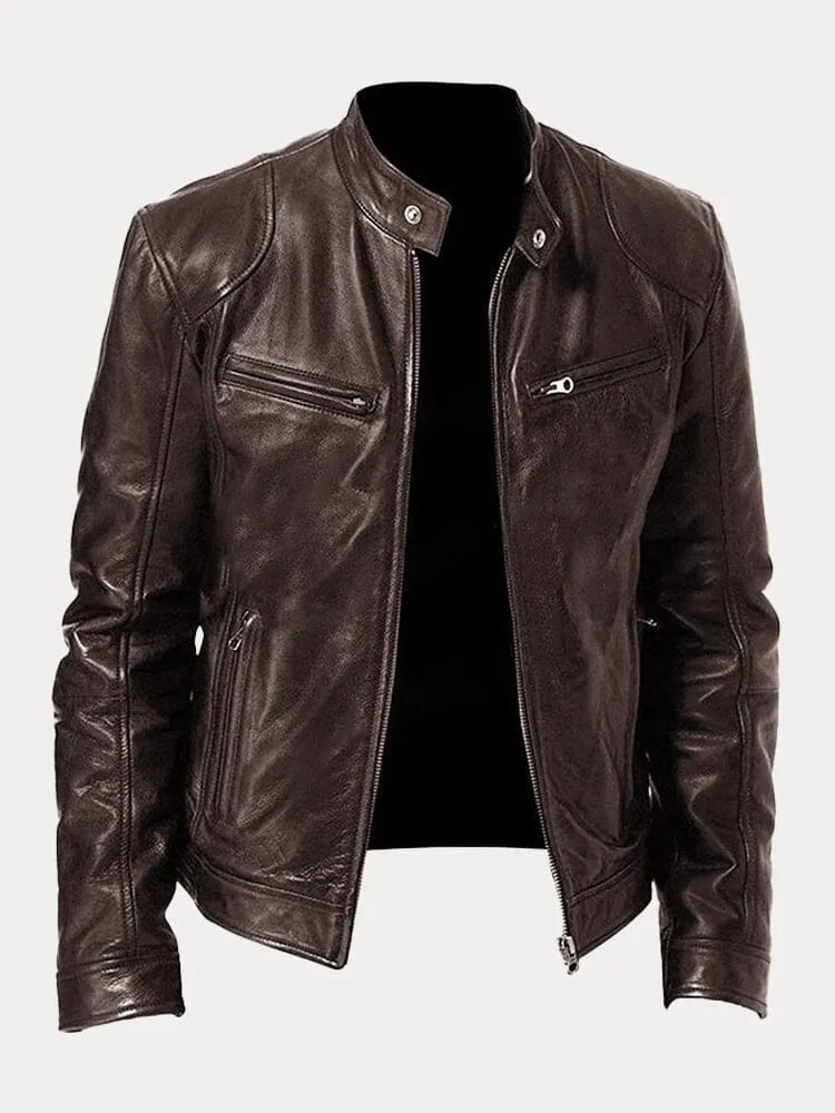 ROGER | CASUAL LEEREN JAS VOOR HEREN