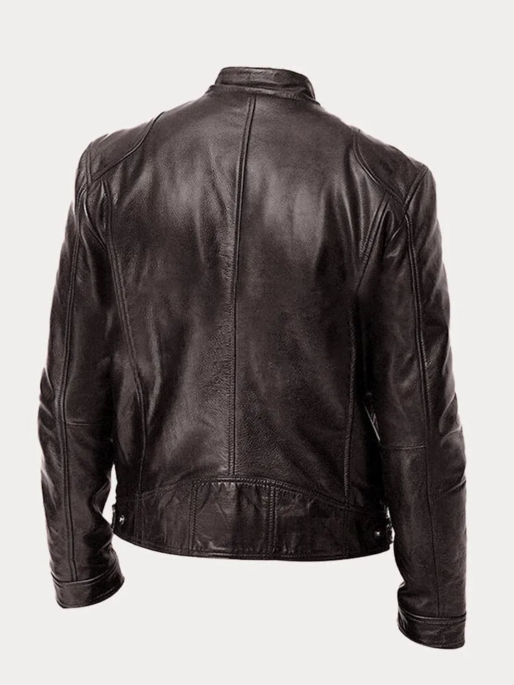 ROGER | CASUAL LEEREN JAS VOOR HEREN