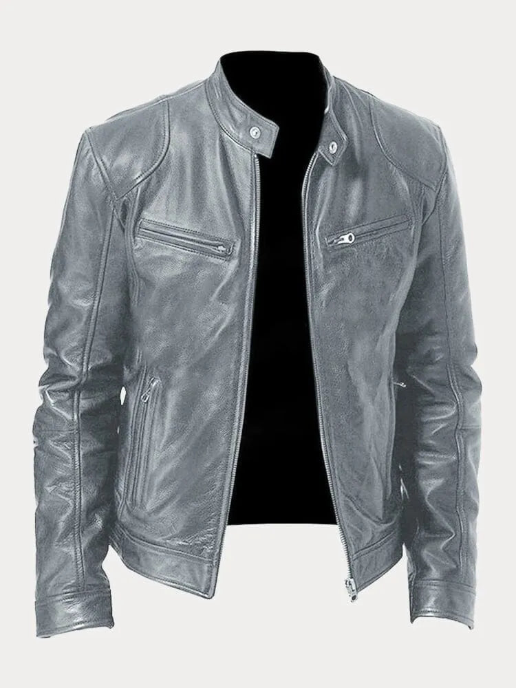 ROGER | CASUAL LEEREN JAS VOOR HEREN