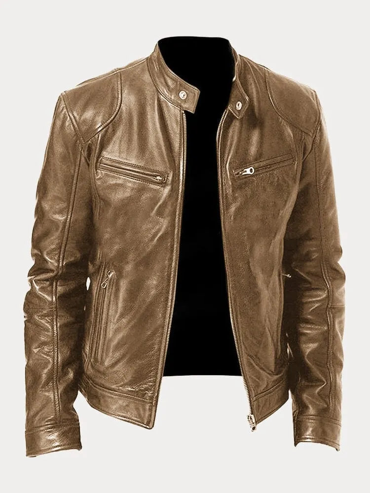 ROGER | CASUAL LEEREN JAS VOOR HEREN