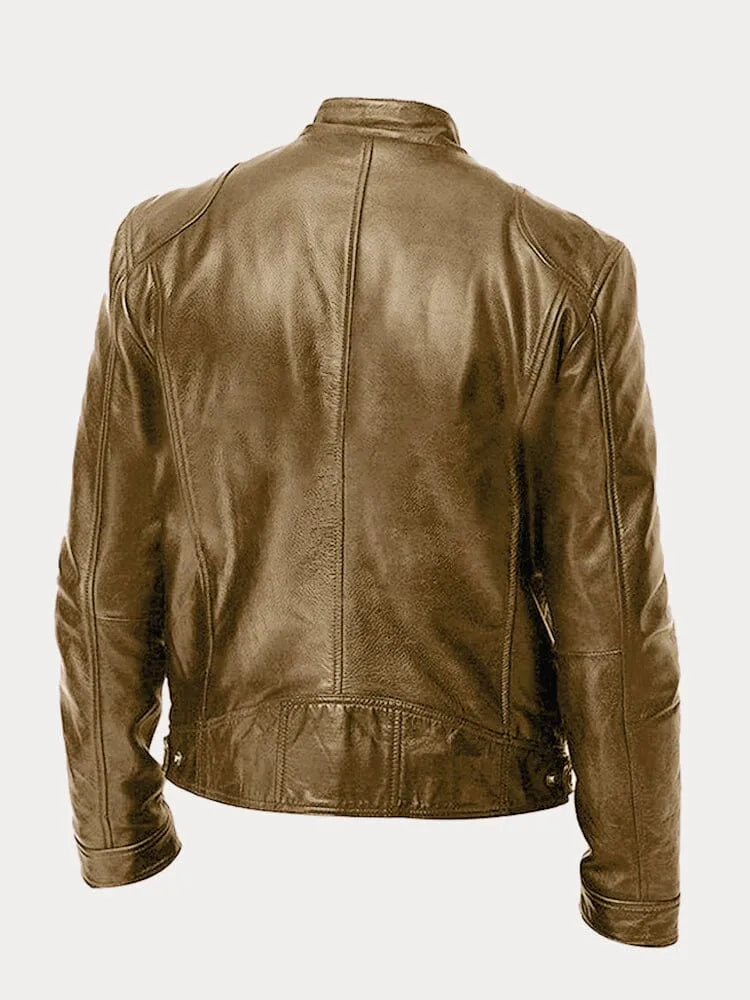 ROGER | CASUAL LEEREN JAS VOOR HEREN