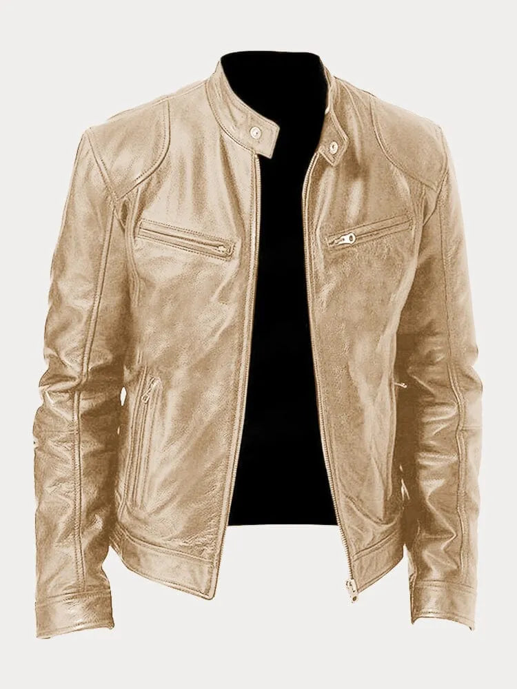 ROGER | CASUAL LEEREN JAS VOOR HEREN