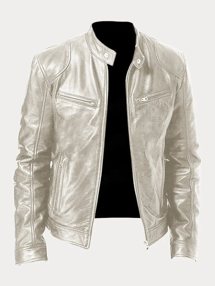 ROGER | CASUAL LEEREN JAS VOOR HEREN