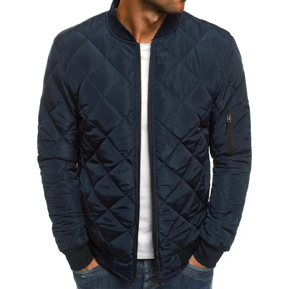 AMBROGIO | CASUAL JACKET VAN PREMIUM KWALITEIT MET RUITPATROON