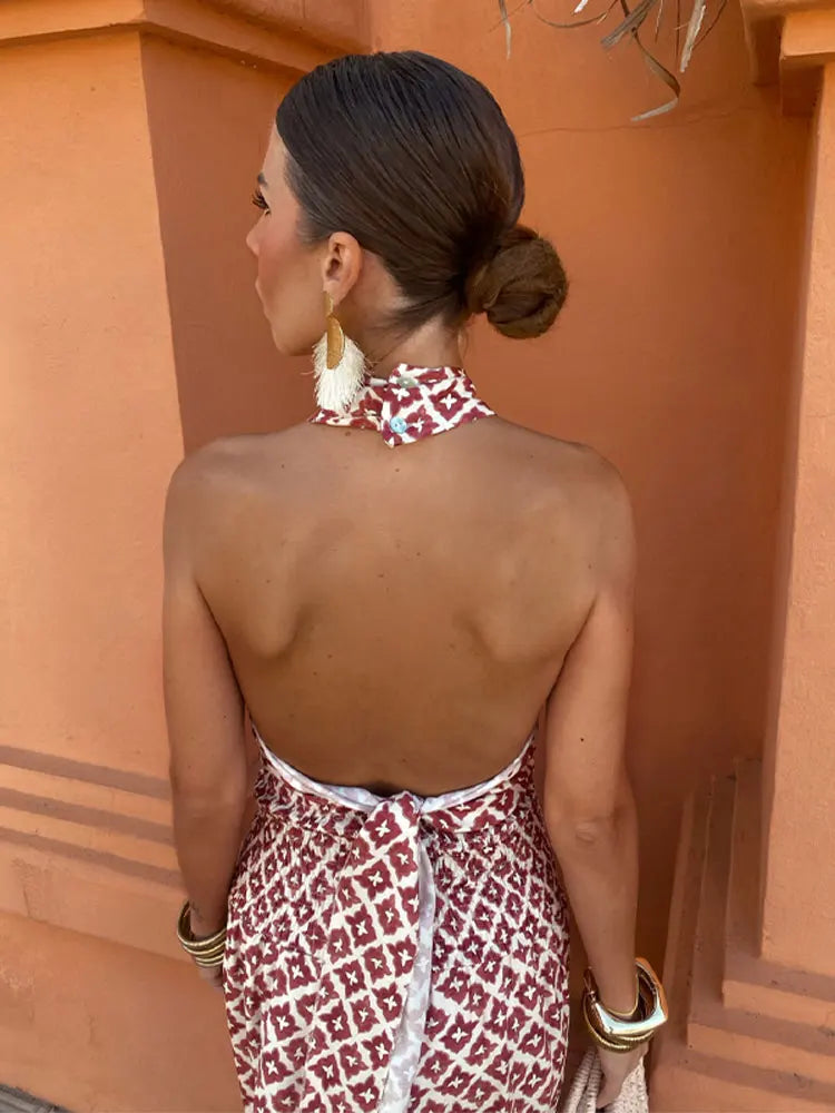 Babette | Chique Midi Jurk voor Dames met Ontblote Schouders