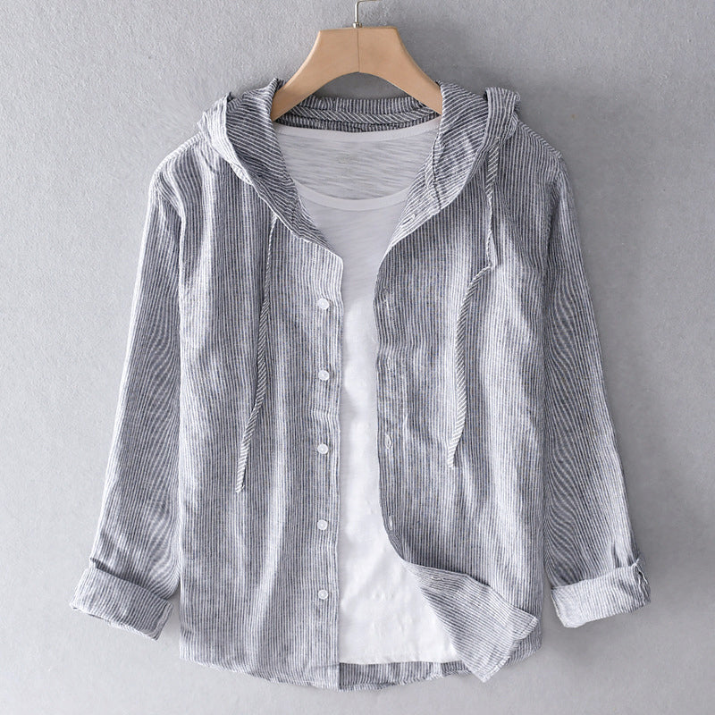 VIRGINIA | Lichte casual en veelzijdige blouse met capuchon