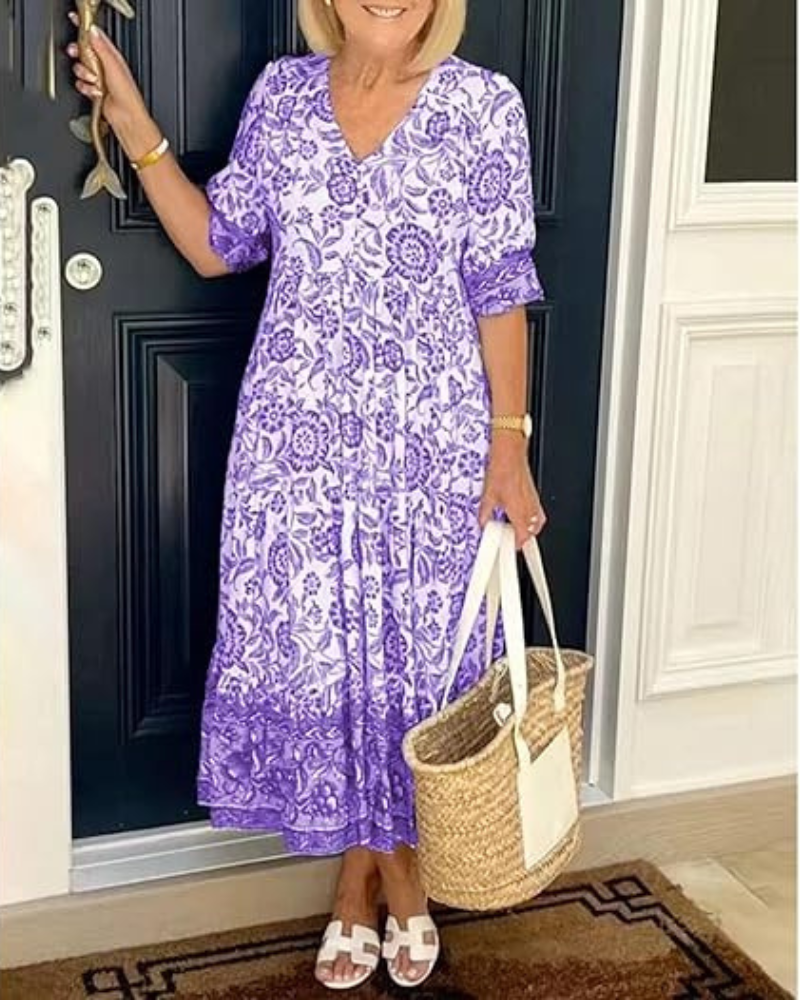 Elly | Elegante en comfortabele zomerjurk voor elke dag