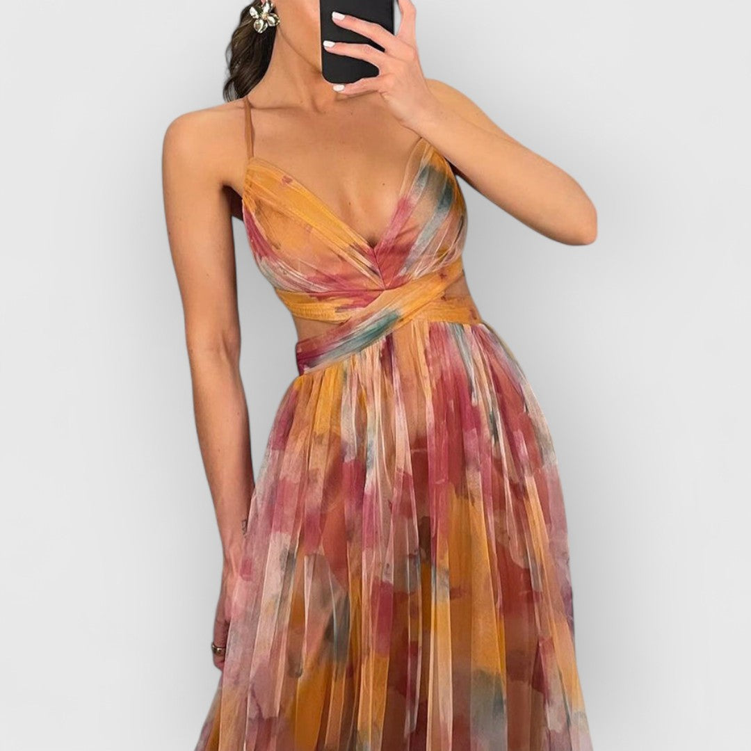 HILDA | MAXI JURK MET BLOEMENPRINT
