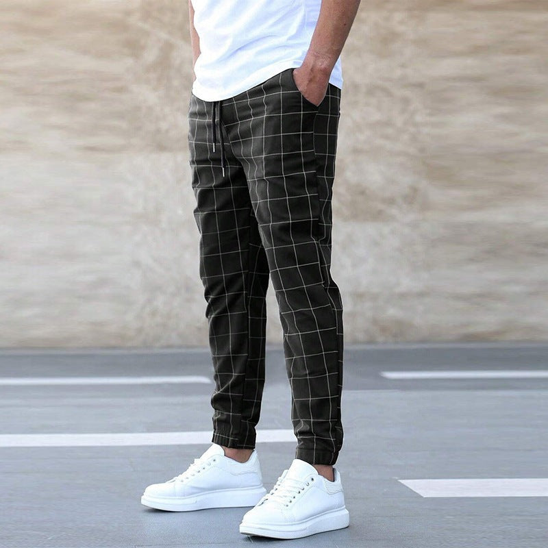 WILLEM | HEREN JOGGINGBROEK MET RUITPATROON