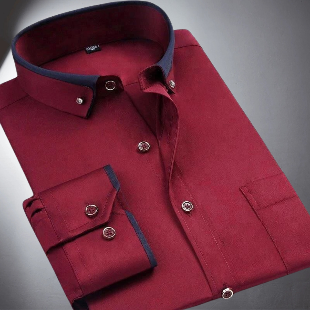 HENDRIK | KLASSIEKE SHIRT MET LANGE MOUWEN