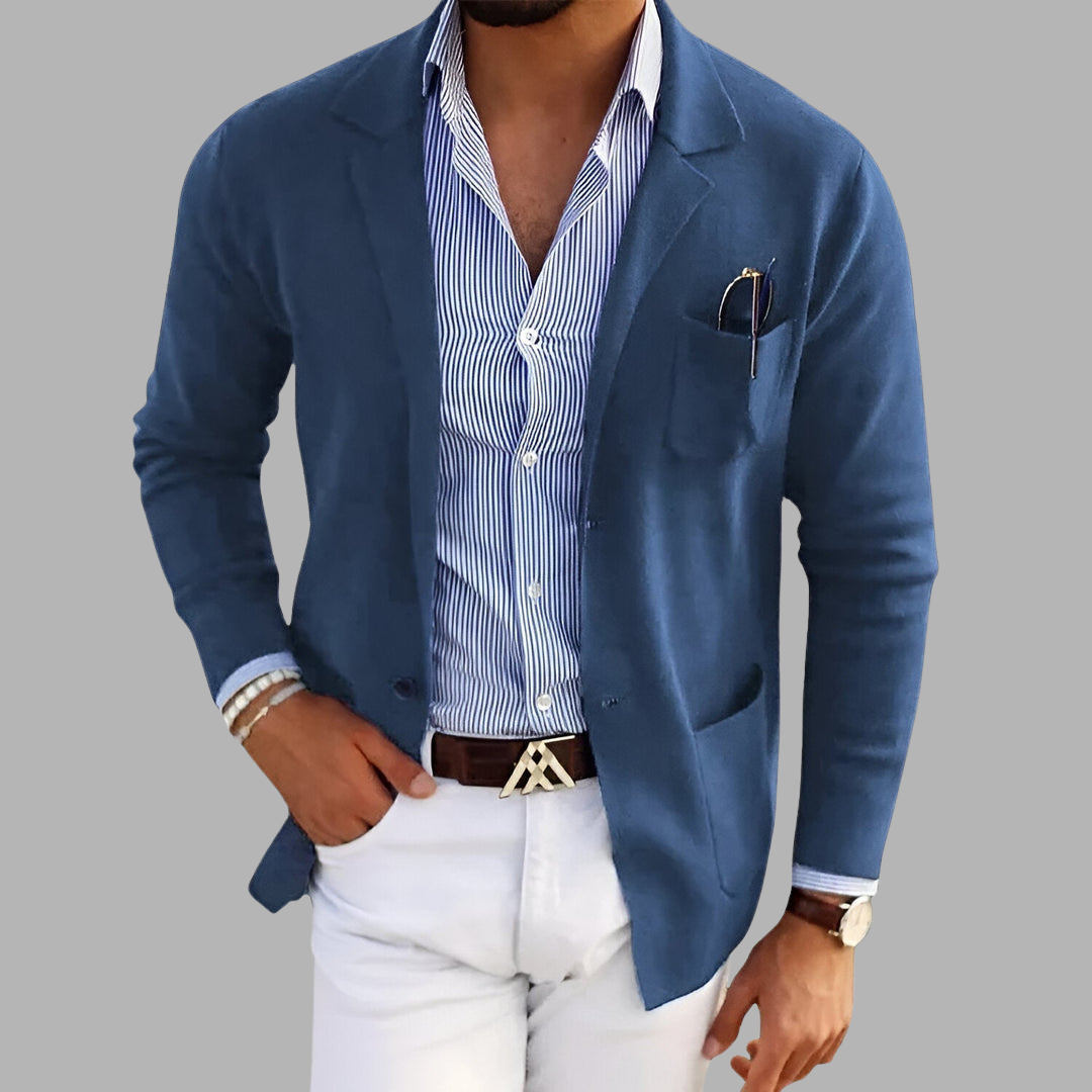 Karl | Lichtgewicht Strickblazer voor Elegantie en Comfort