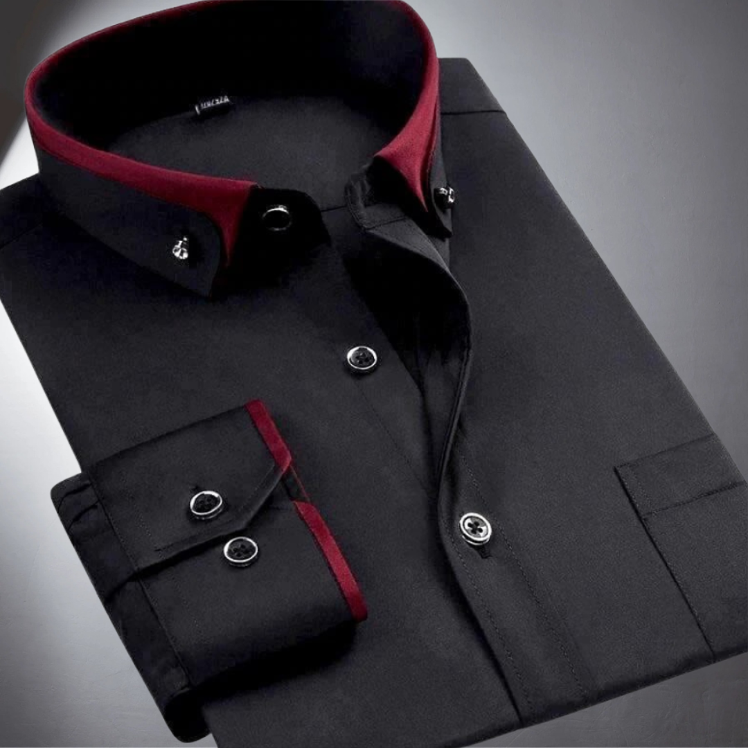 HENDRIK | KLASSIEKE SHIRT MET LANGE MOUWEN