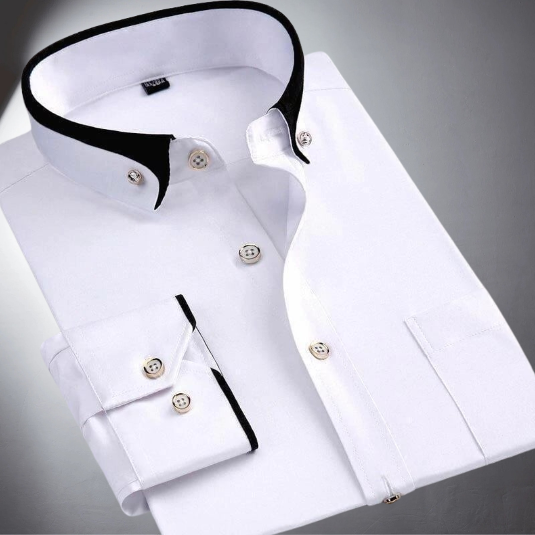HENDRIK | KLASSIEKE SHIRT MET LANGE MOUWEN