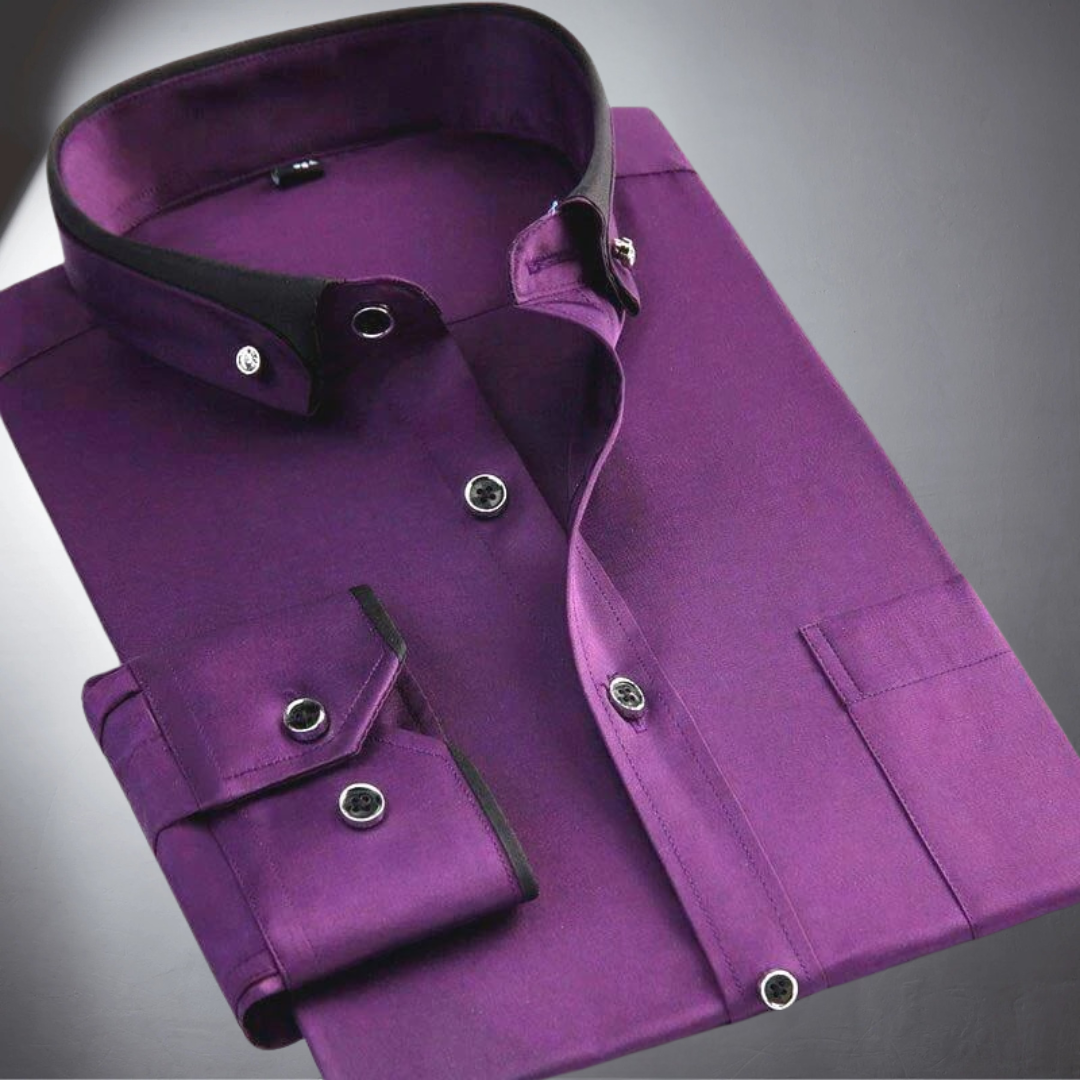 HENDRIK | KLASSIEKE SHIRT MET LANGE MOUWEN