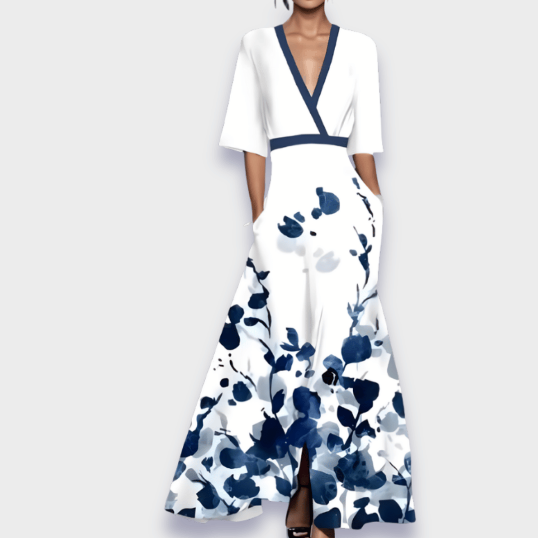 ANNEKE | ELEGANTE JURK IN KOSTBAAR STOF