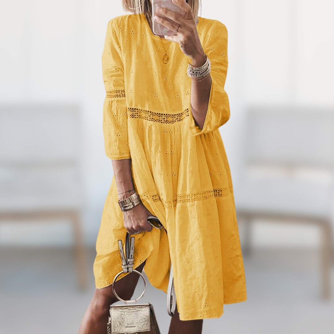 JOLIE | ELEGANTE GEBROIDE JURK