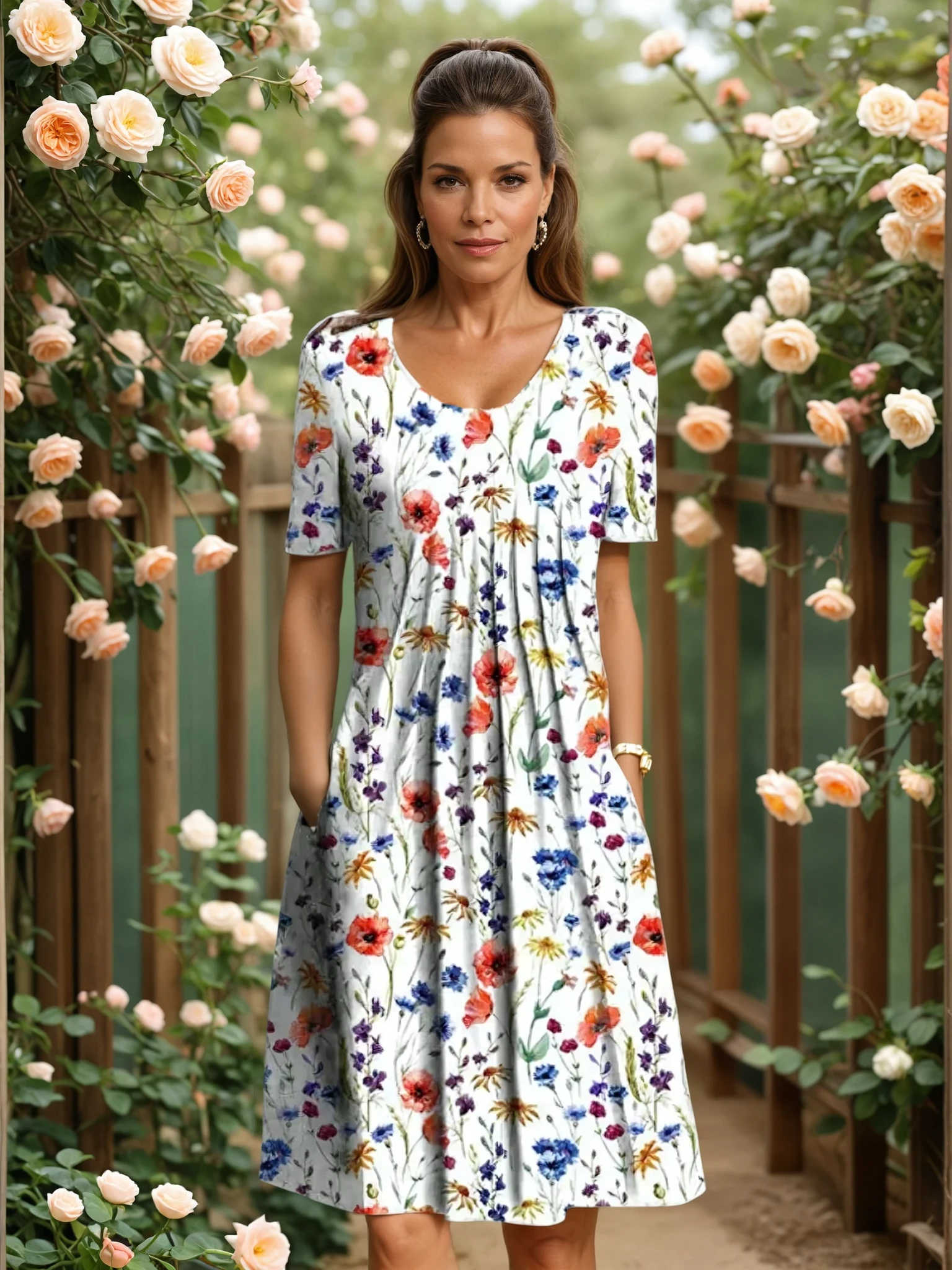 Lieve | Elegante jurk met buikbedekking