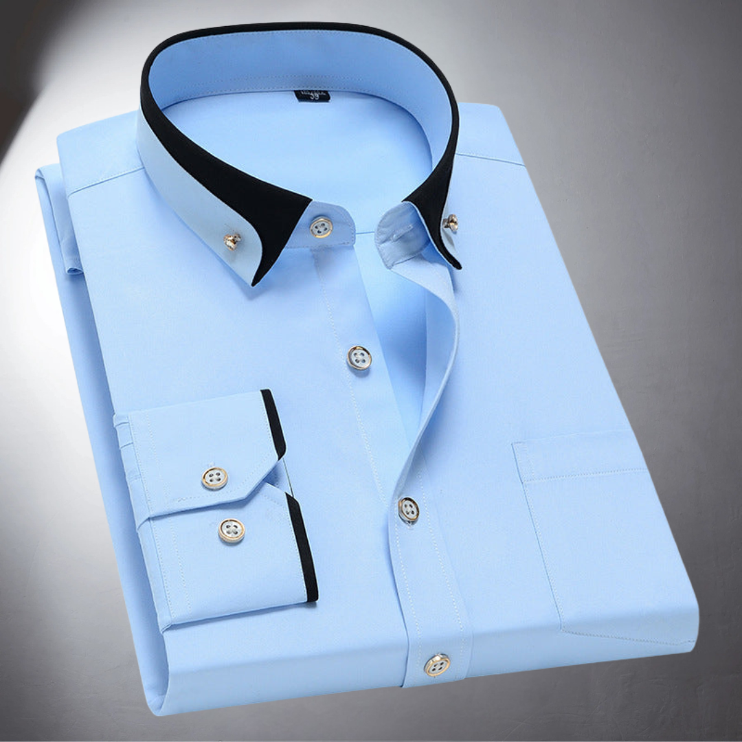 HENDRIK | KLASSIEKE SHIRT MET LANGE MOUWEN