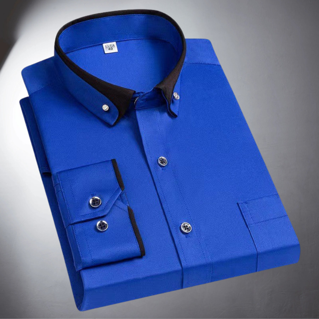 HENDRIK | KLASSIEKE SHIRT MET LANGE MOUWEN