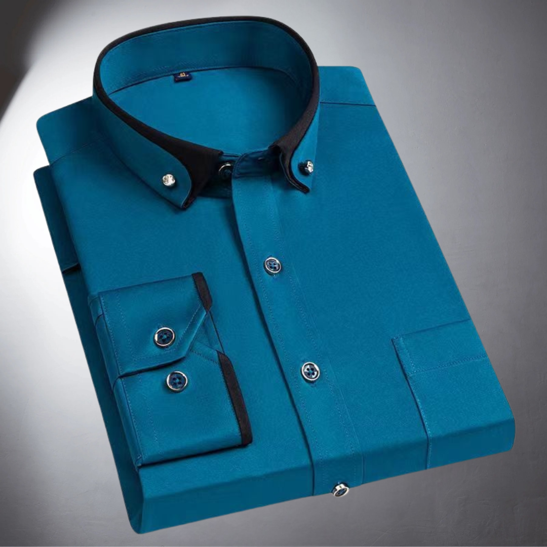 HENDRIK | KLASSIEKE SHIRT MET LANGE MOUWEN